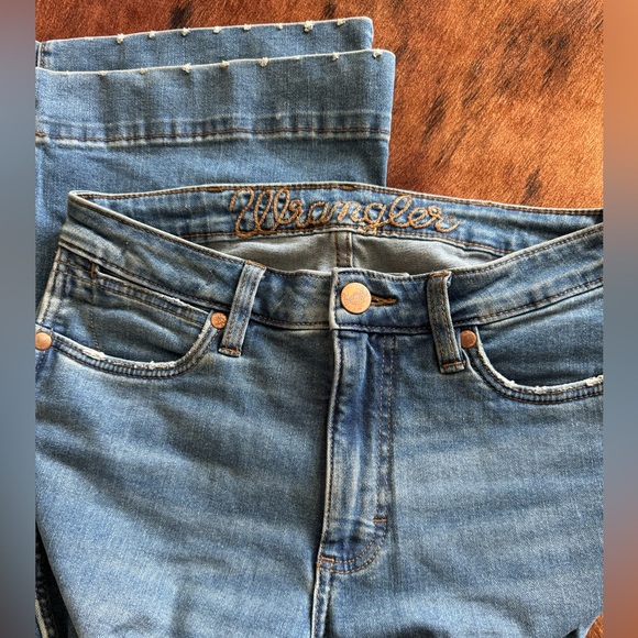Wrangler Light Blue Denim Pants - Picture 2 of 4